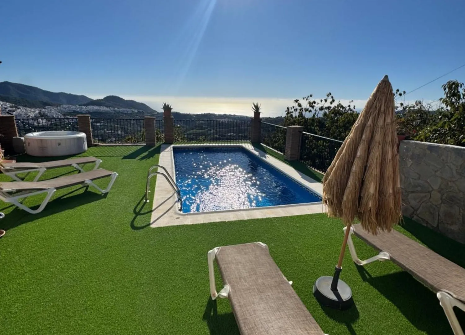 Villa En Frigiliana Con Piscina, Jacuzzi Y Espectaculares Vistas 0*,